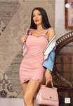 Alessa Addicted to me Рокля - Pink