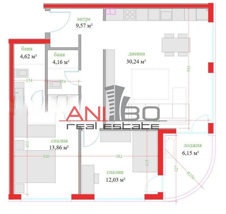 Продава се Тристаен апартамент в Варна, Трошево - 115 кв.м за 2166 €/кв.м - Снимка #7