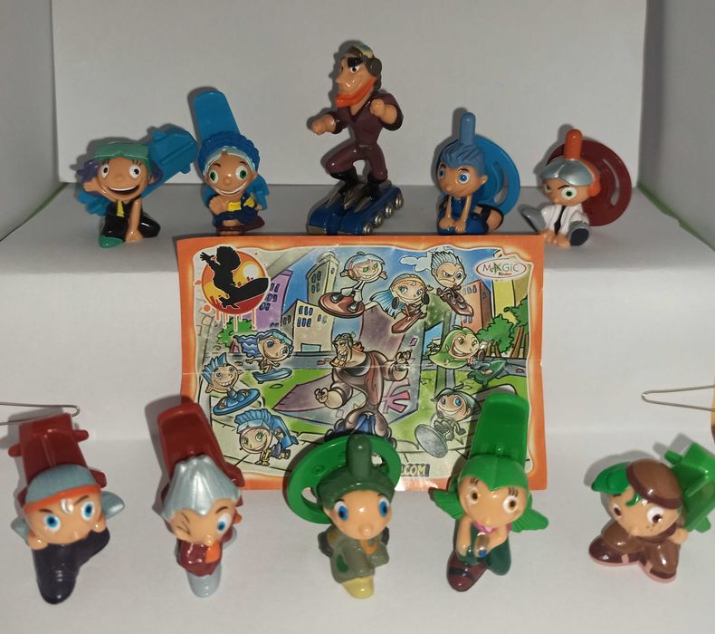 Киндер-игрушки, Веселые скейтеры, Дети-скейтбордисты, 2008