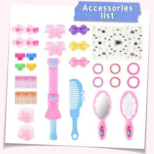 Нова Кукленска глава за прически и грим играчка за момичета 3+ години