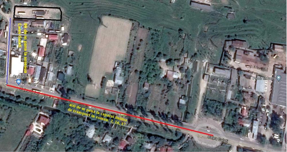 Teren intravilan de vanzare | Suprafata intreaga sau loturi 400-600m2