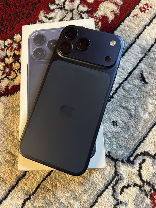 iPhone 17 pro max esim 256gb blue yangi 12 sikl