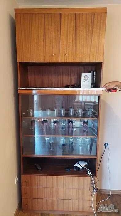 Модулна секция естествен фурнир