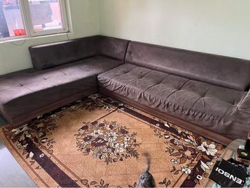 Подарявам голям ъглов диван