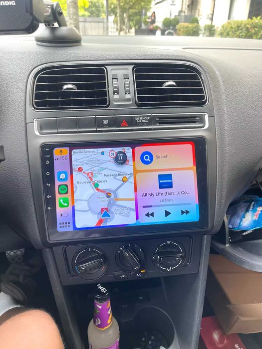 Navigatie android dedicata VW Polo 5N CarPlay AndroidAuto DSP SIM