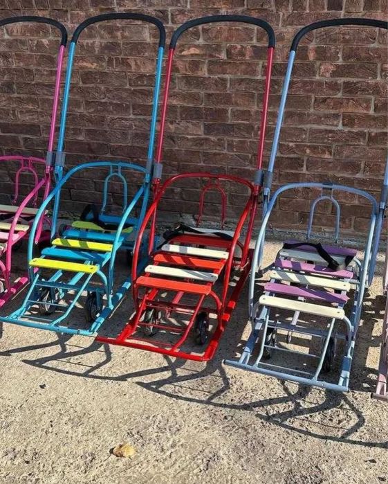 Санки тимка 5 на колесах,санки с колесами