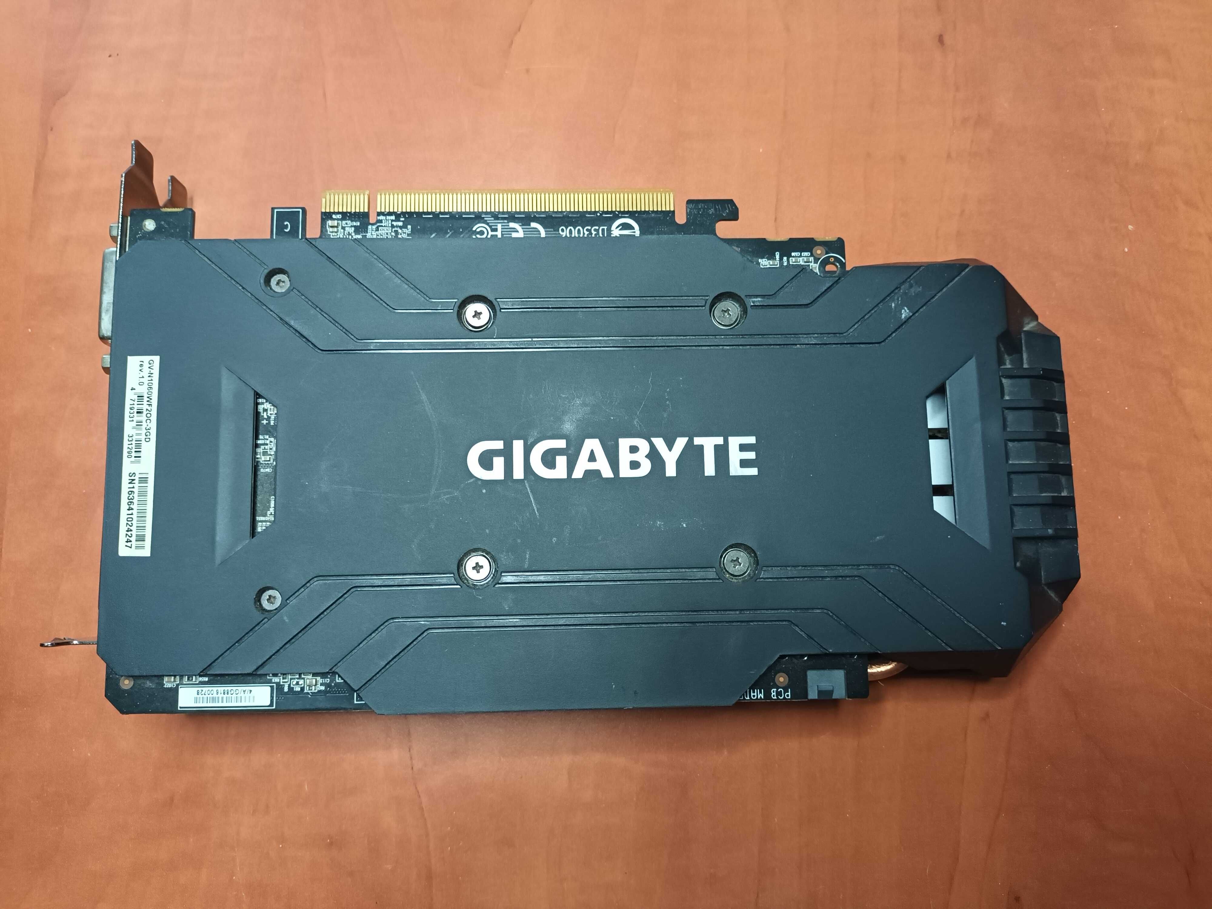 Placa video GIGABYTE GeForce GTX 1060 WINDFORCE 2, 3GB GDDR5 192-bit