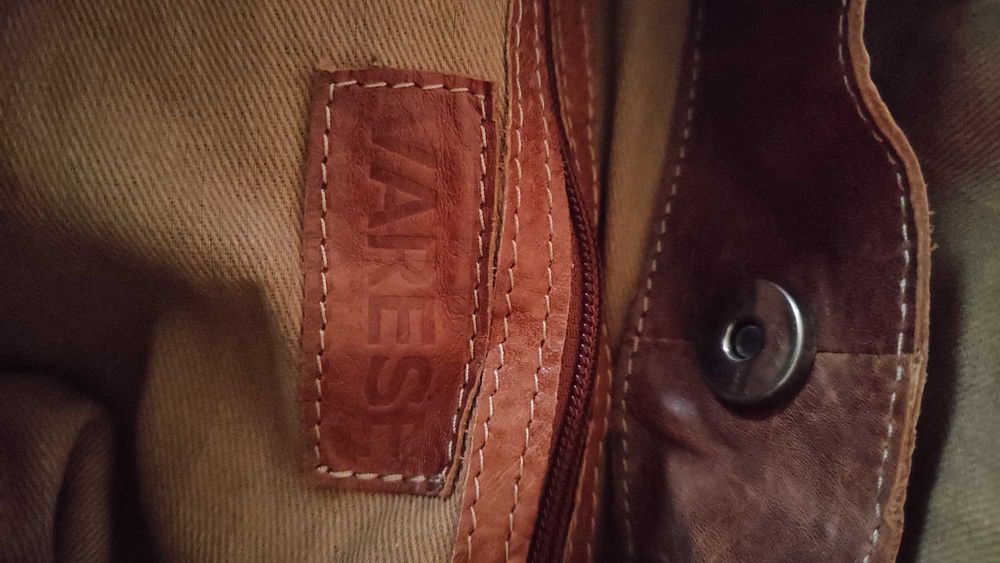 Раница от естествена кожа