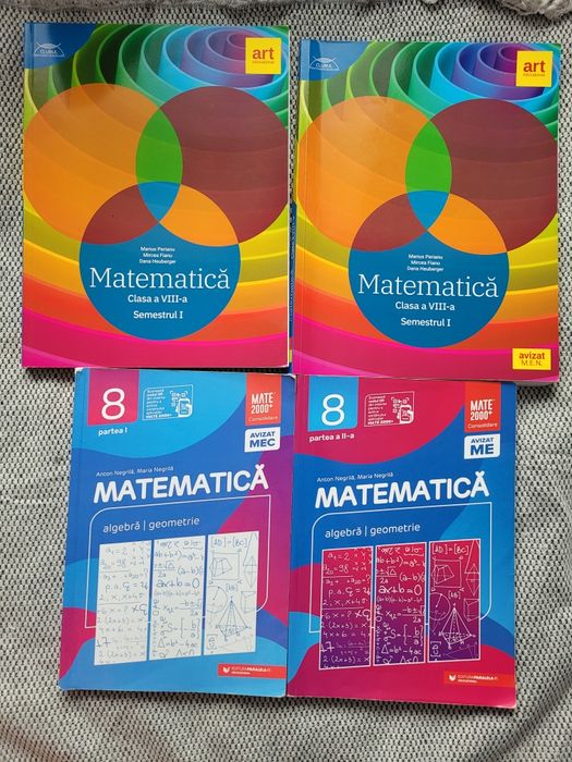 Culegeri de matematică clasa a VIII-a