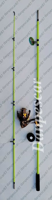 SET Lanseta WB fibra sticla plina 2,70m cu Mulineta MA6000 11 rulmenti