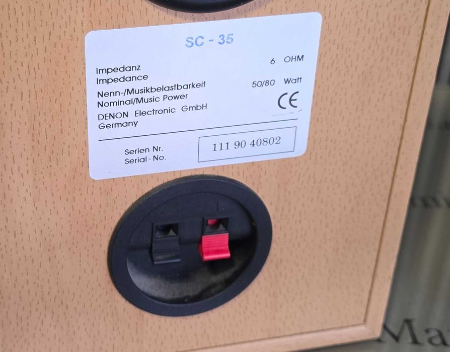 Set 2 boxe Denon SC-35 - import Germania