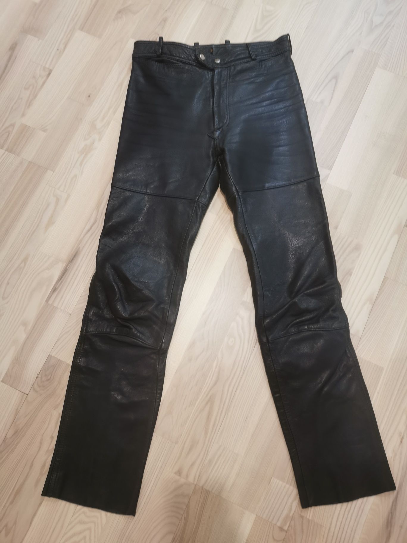 Pantaloni moto  din piele, pt barbati