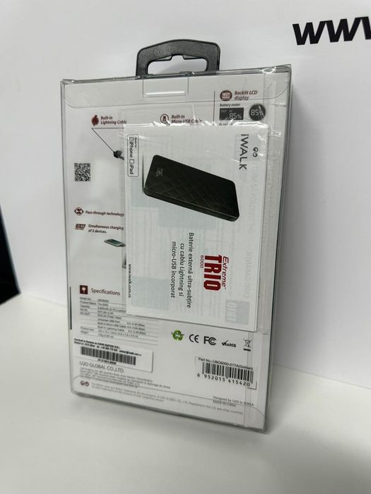 Baterie Externa iWalk Extreme Trio 6000 mAh -N-