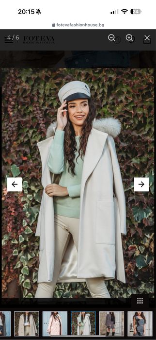Палто Foteva Fashion