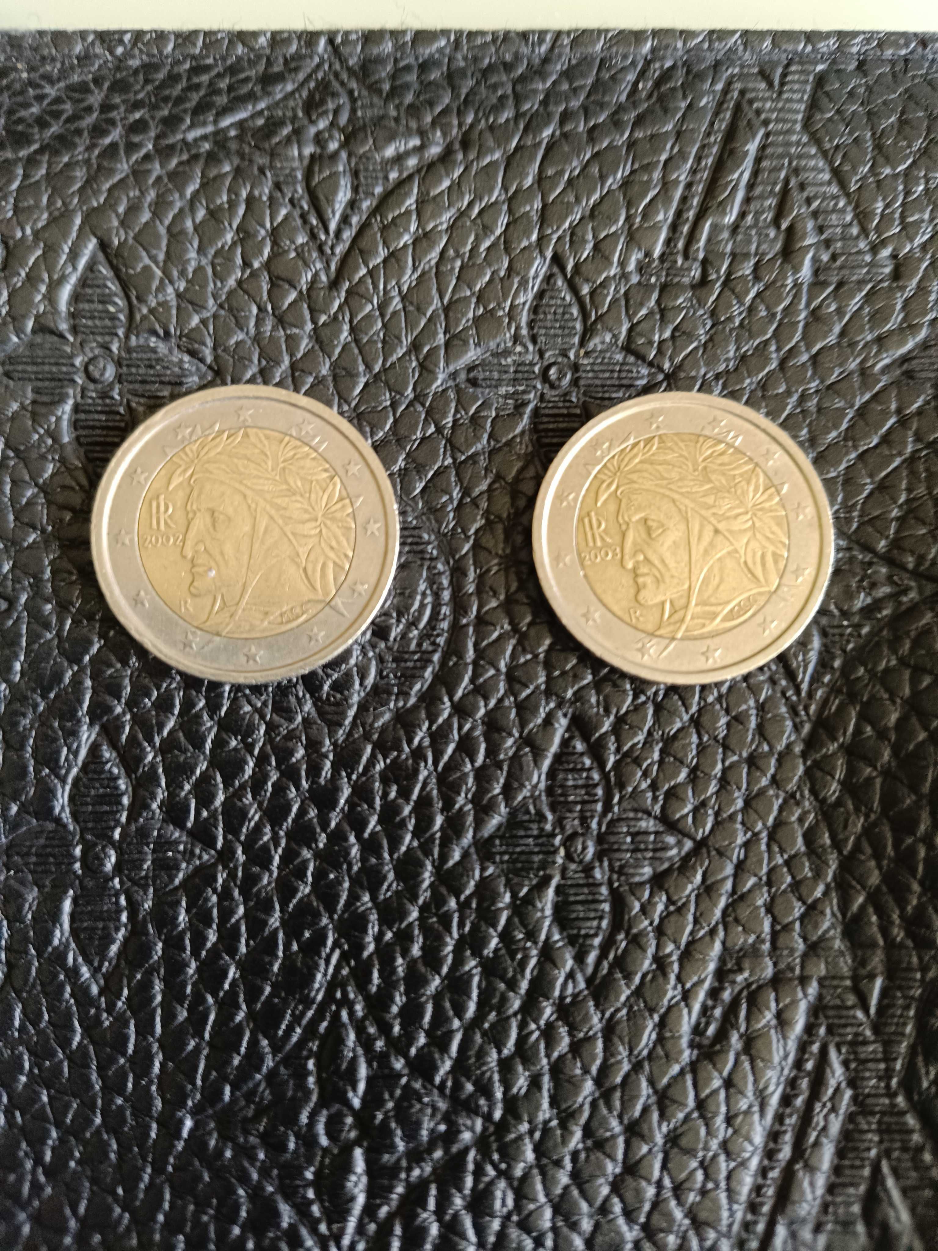 Moneda rara 2€ Dante Alighieri