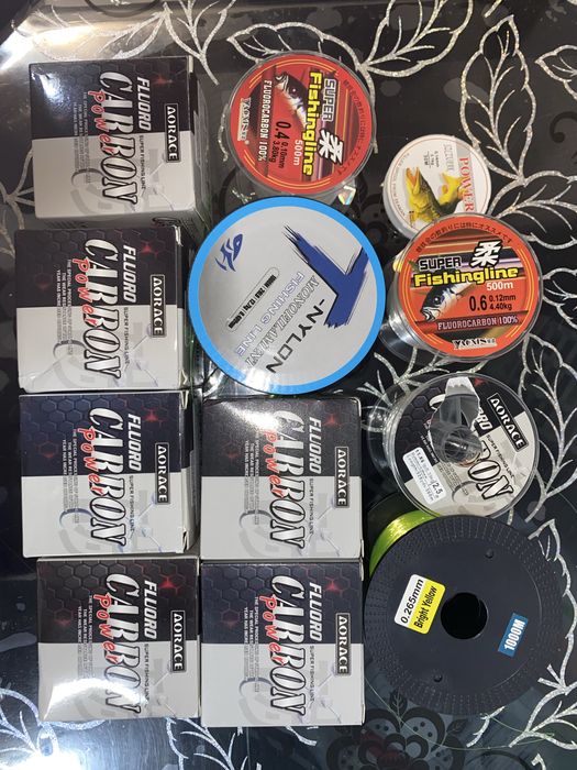 Fir pescuit monofilament , fluorocarbon  , cititi cu ateenție enunțul