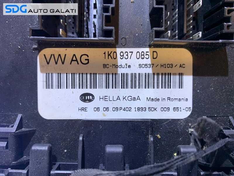 Unitate Modul Calculator Confort Comfort VW Golf 6 2008 - 2013 Cod 1K0937085D [L3250]