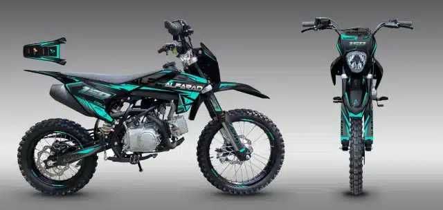 Motocicleta 150cc, Alfarad T5, Pornire La Buton Roti 17-14