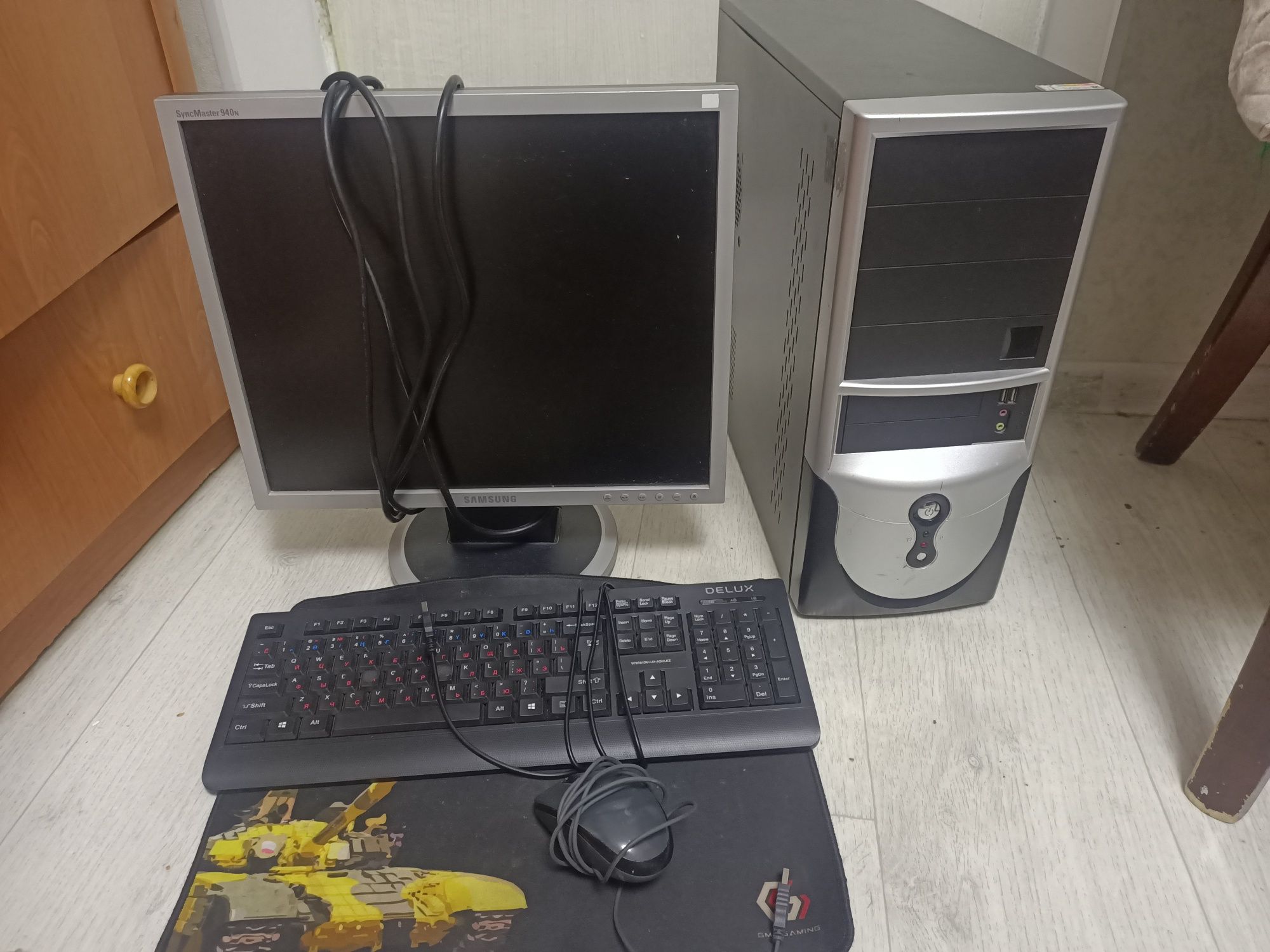 Компьютер с проц. i5 2500, видеокартой GTX 1050 ti, ОЗУ 16 гб