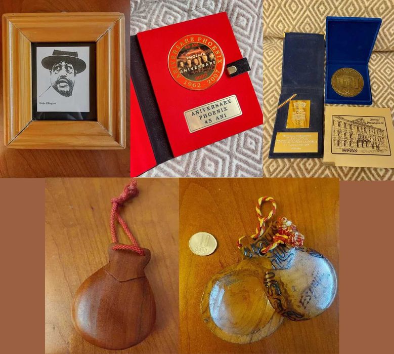 Gravura Duke Ellington/Medalion Phoenix/Teatrul Filotti/castagnete