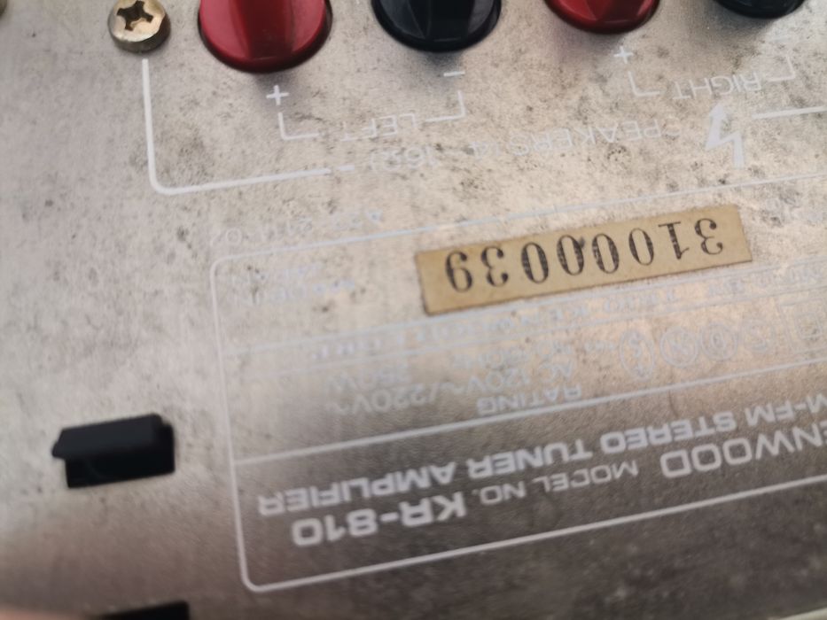 Kenwood kr 810 a tuner