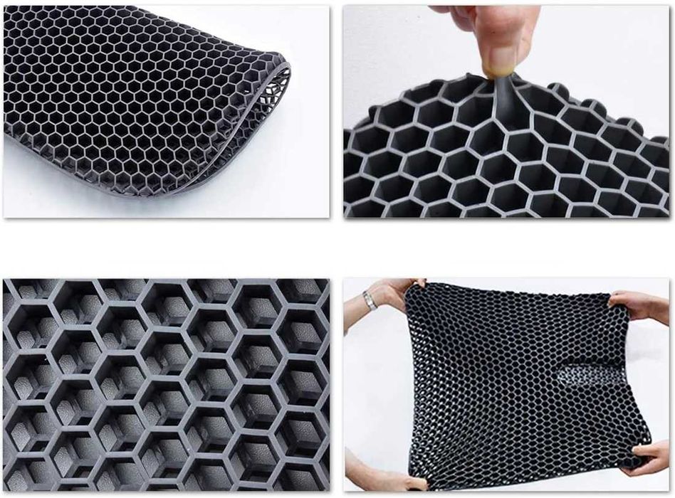 Силиконова подложка за Седалка 43х41х3 - Черна.