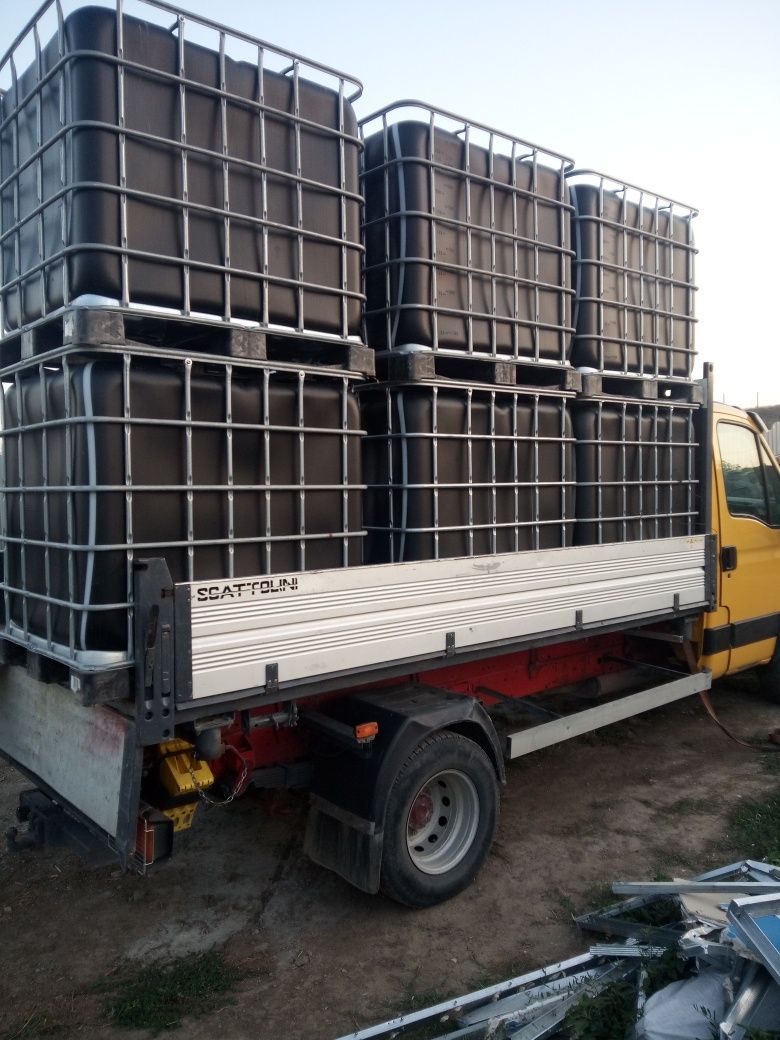 Picurare ibc 1000 l ca noi, alimentare, negre transport contra cost