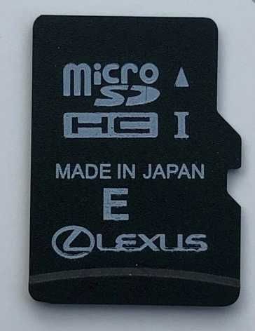 Ново Lexus 2024г Micro SD Card Europe Оригинална Навигационна Сд карта