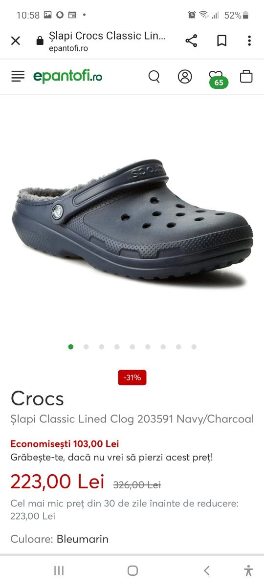 Crocs J 5 copiii, imblaniti, noi