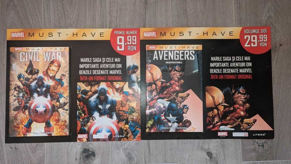 Benzi desenate colectie MARVEL , spider-man, hulk, avengers
