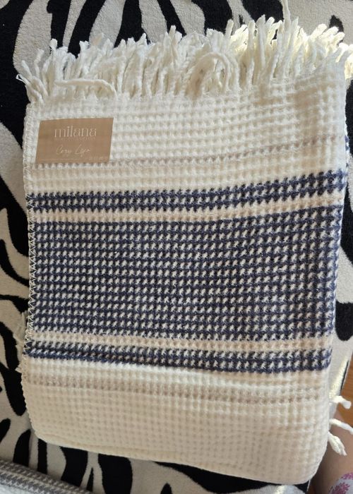 Pătura moale din fibra de bumbac