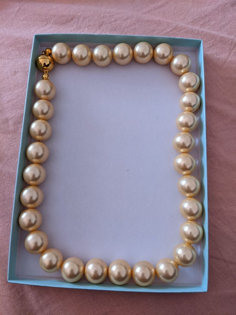 Set perle Shell aurii 16mm !!!