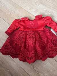 Noua! Rochie elegantă din dantela roșie! Noya Baby