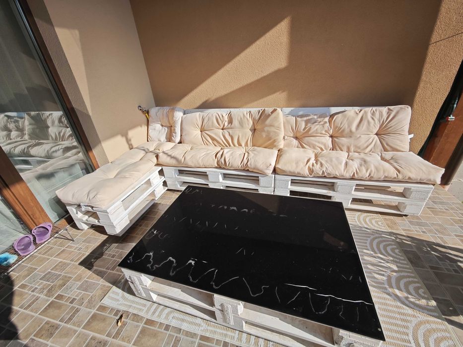 Canapea + masa de terasa