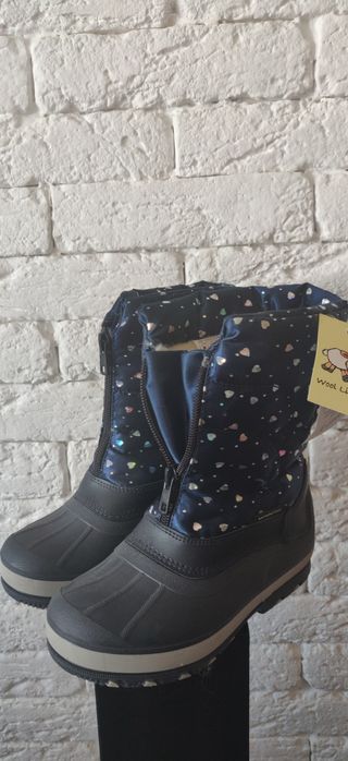 Сапоги 27 28 тёплые натуральная шерсть