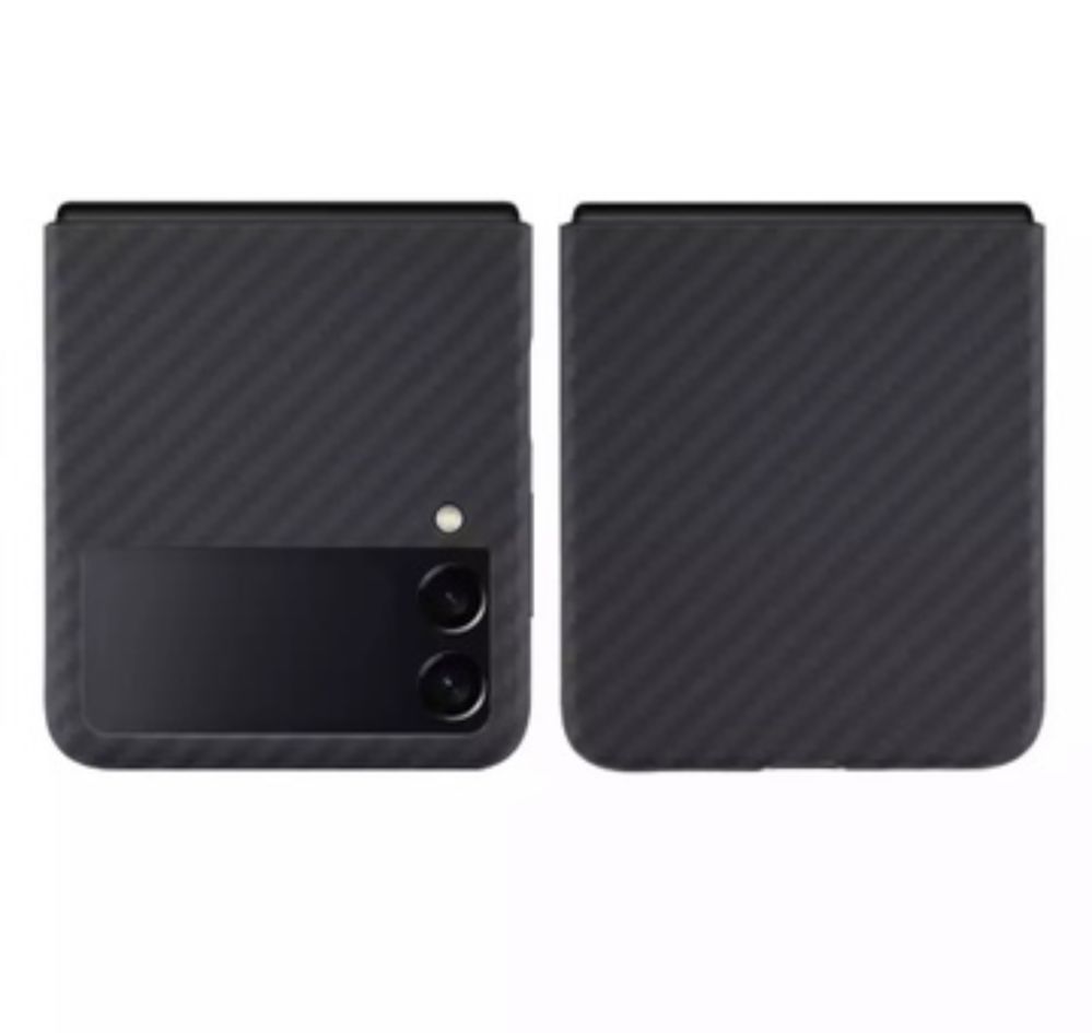 Husa Hard Carbon Slim Protectie Camera - Samsung Z FLIP / FOLD 3 4 5