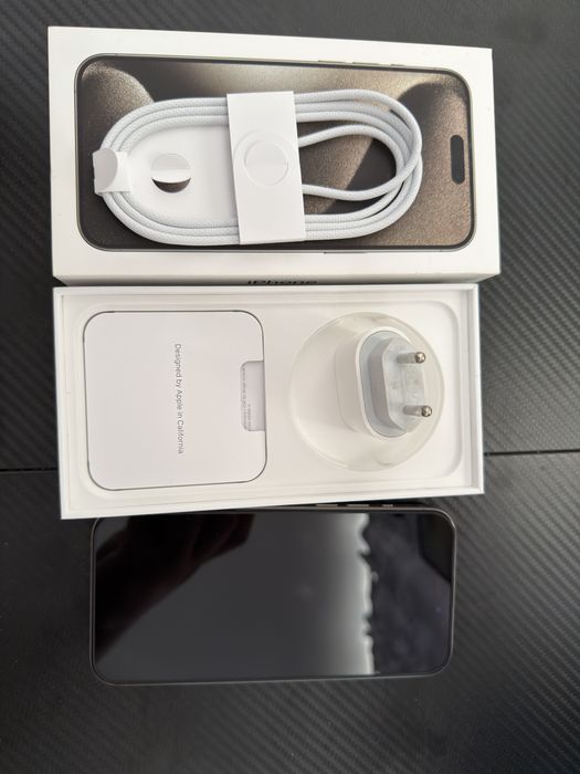 Vand iPhone 15 pro max Titanium 256gb Excelent! 91% bat. vezi detalii
