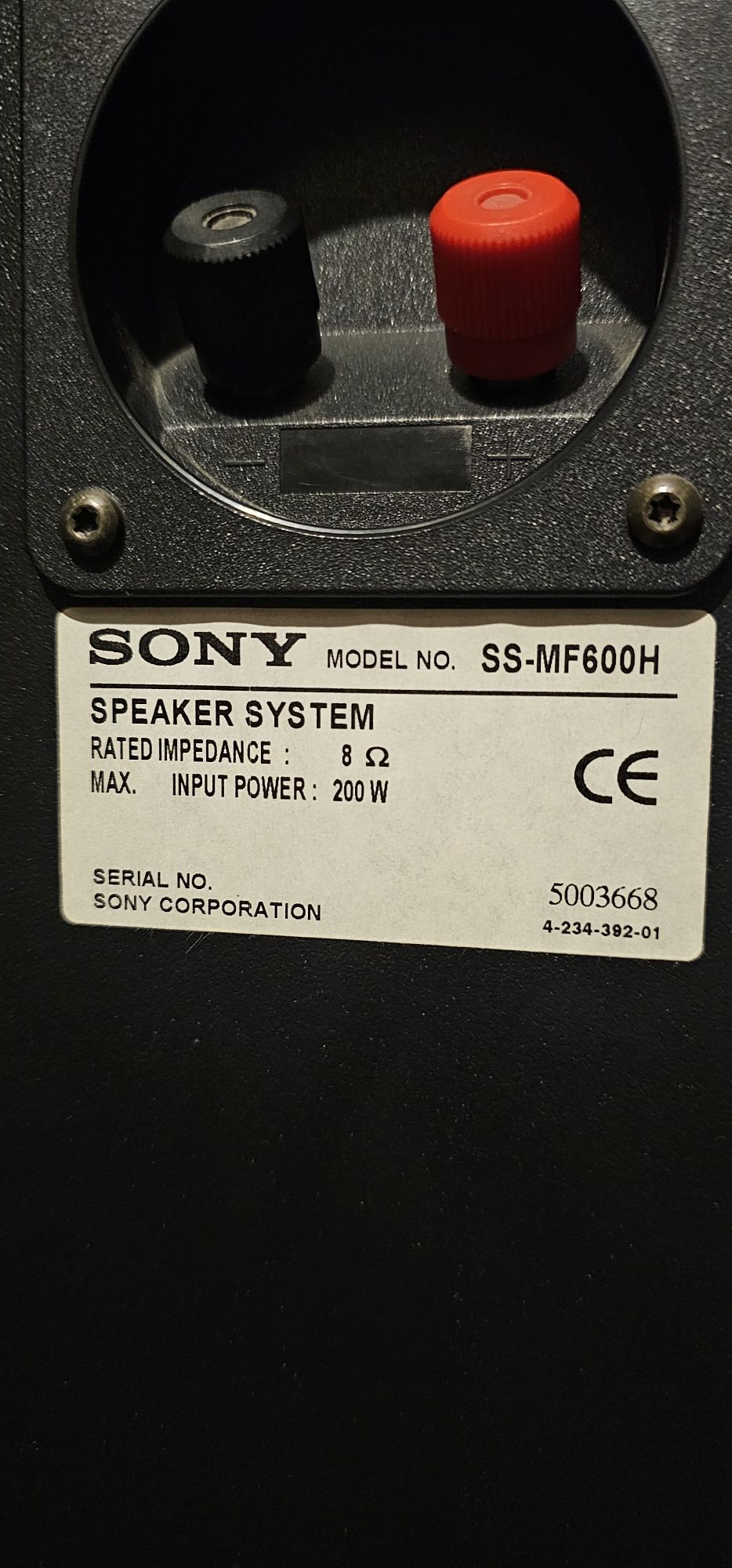 Sony SS MF 600 H - boxe turn coloane de podea