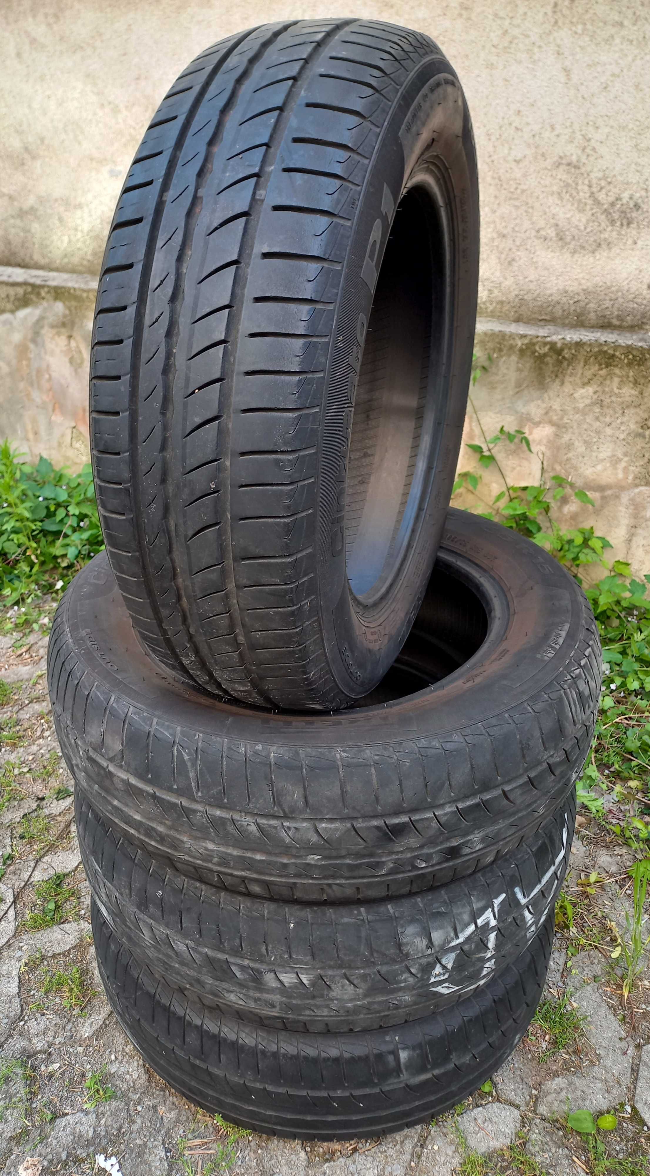 4 броя летни гуми 185 65 15 pirelli 6mm dot20