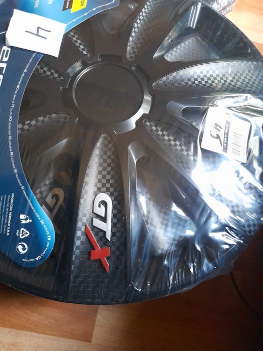 Тасове за МПС цвят карбон 13,14,15,16цола