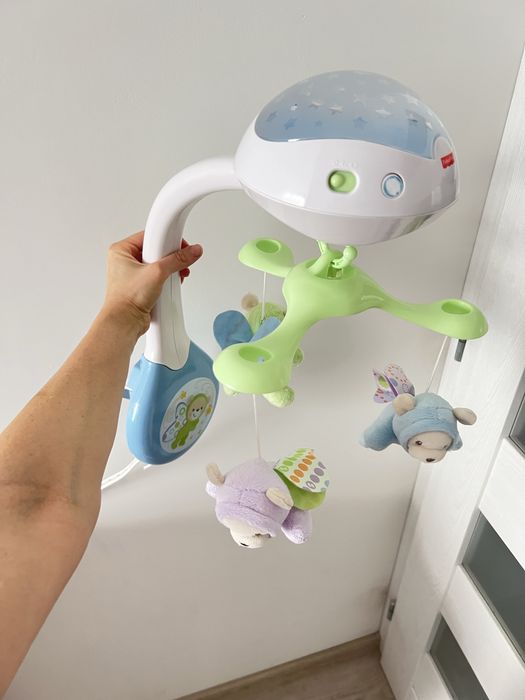 Музикална въртележка за кошара Fisher Price - Мечета и пеперуди