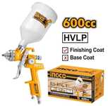 pistol de vopsit cu vas metalic 600cc ingco