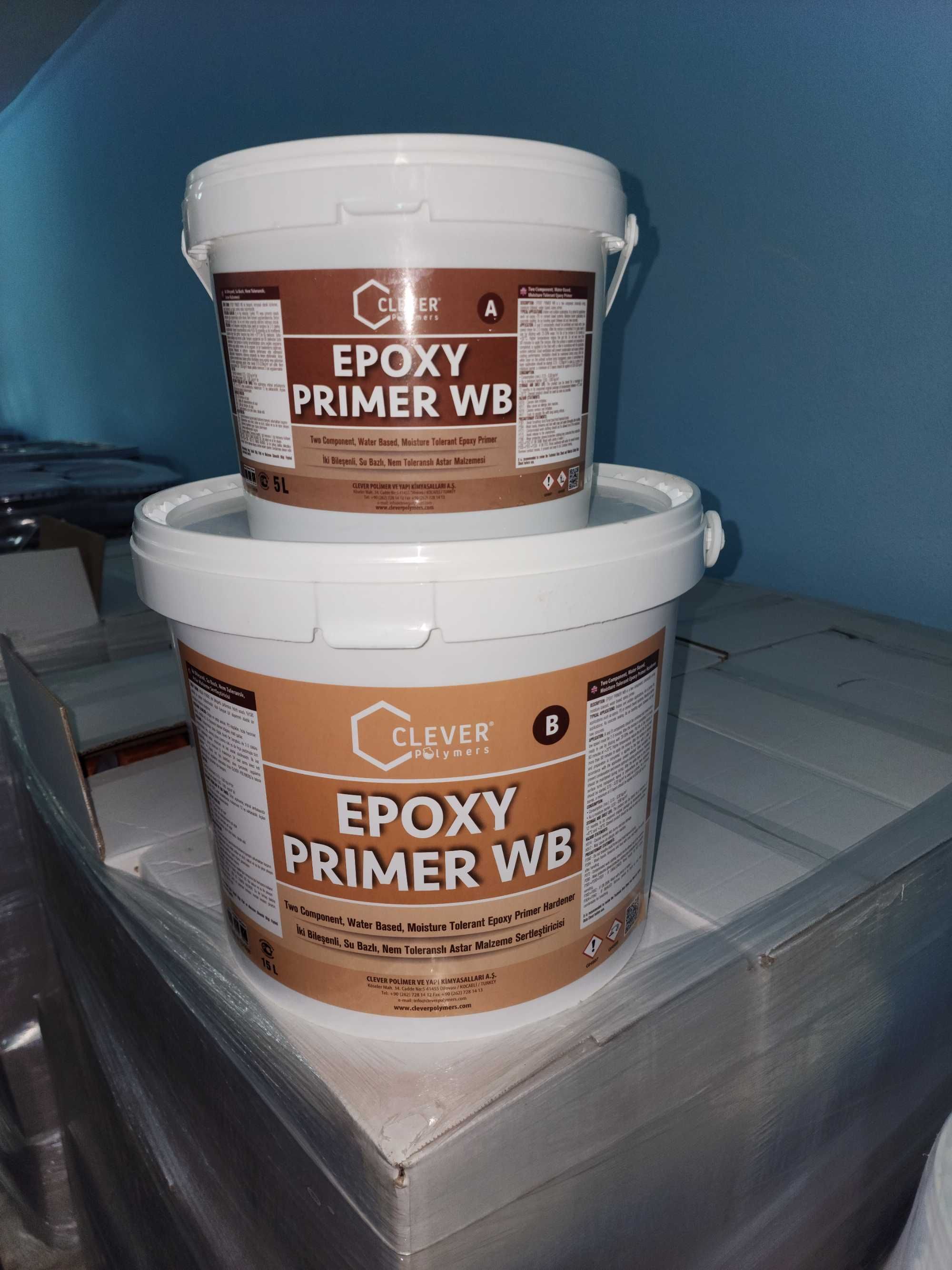двухкомпонентная Эпоксидная грунтовка на водной основе EPOXY PRIMER WB