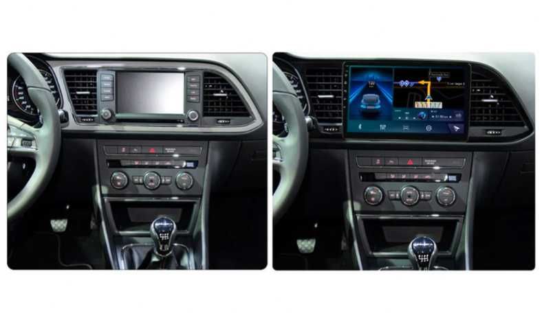 9-инчова мултимедия за SEAT Leon (2013–2020) + подарък камера