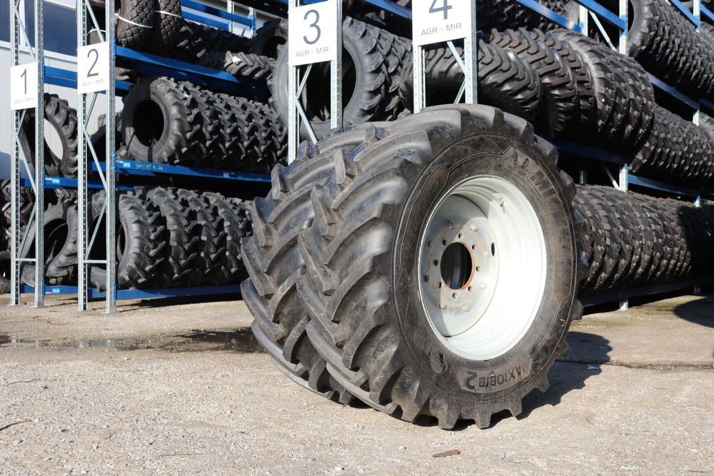 Cauciucuri + Janta 540/65R30 Michelin AXIOBIB2 Radiale Tractor Deutz