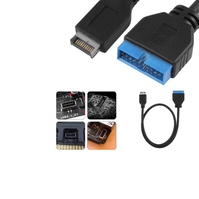 Переходник на материнскую плату ASUS для вывода USB 3 на фронт панель