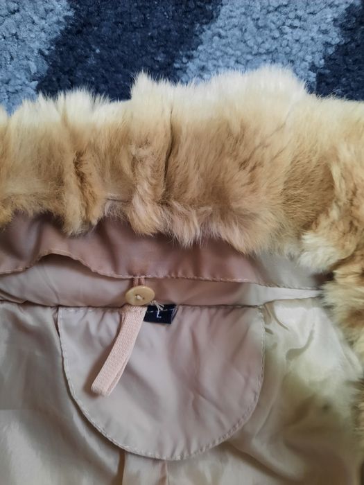 Дамско якенце със заешка яка