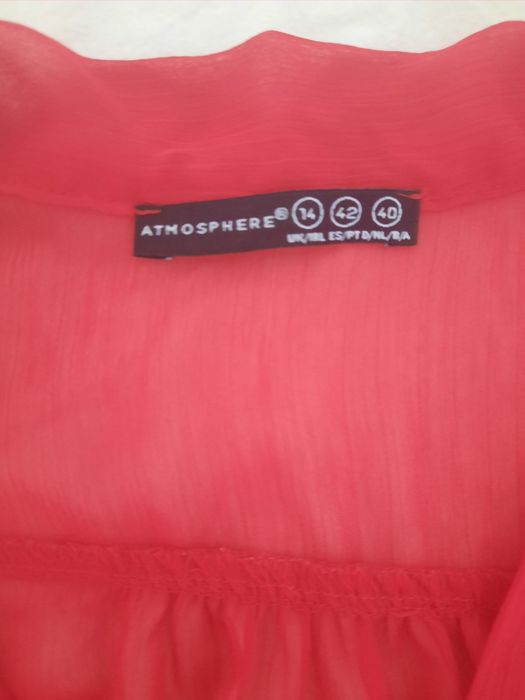 Bluza rosie transparenta