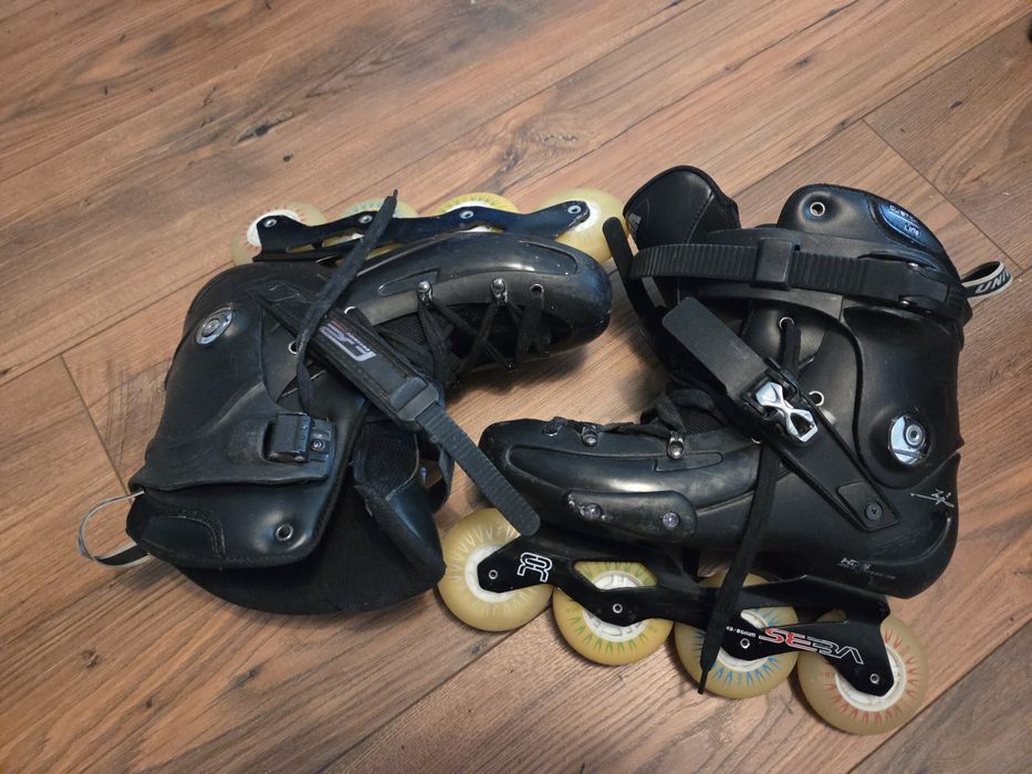 Role Seba FR 2 80 mm Black Freeride Freestyle skates marimea 44