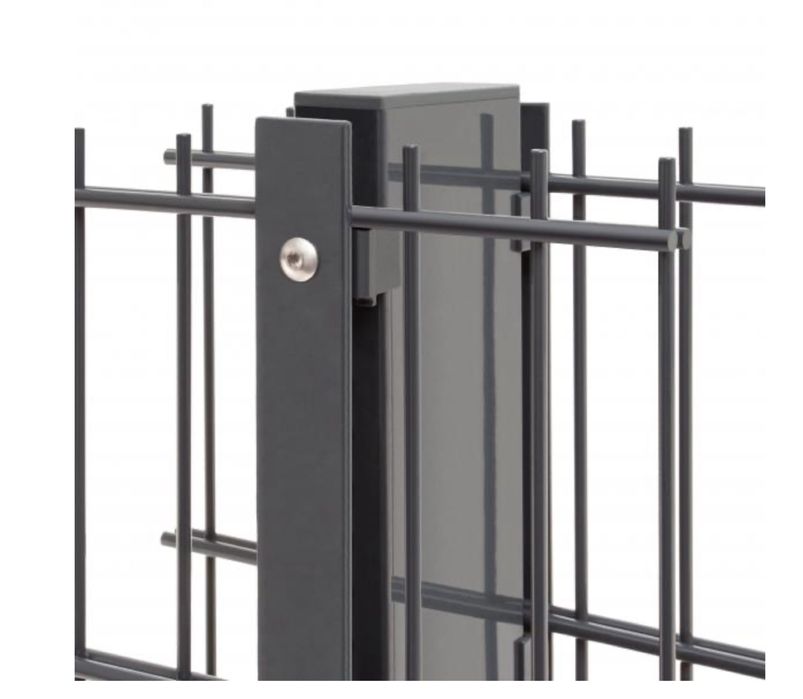 Gard Gabion din Panou drept 8-6-8 zincat Antracit RAL 7016